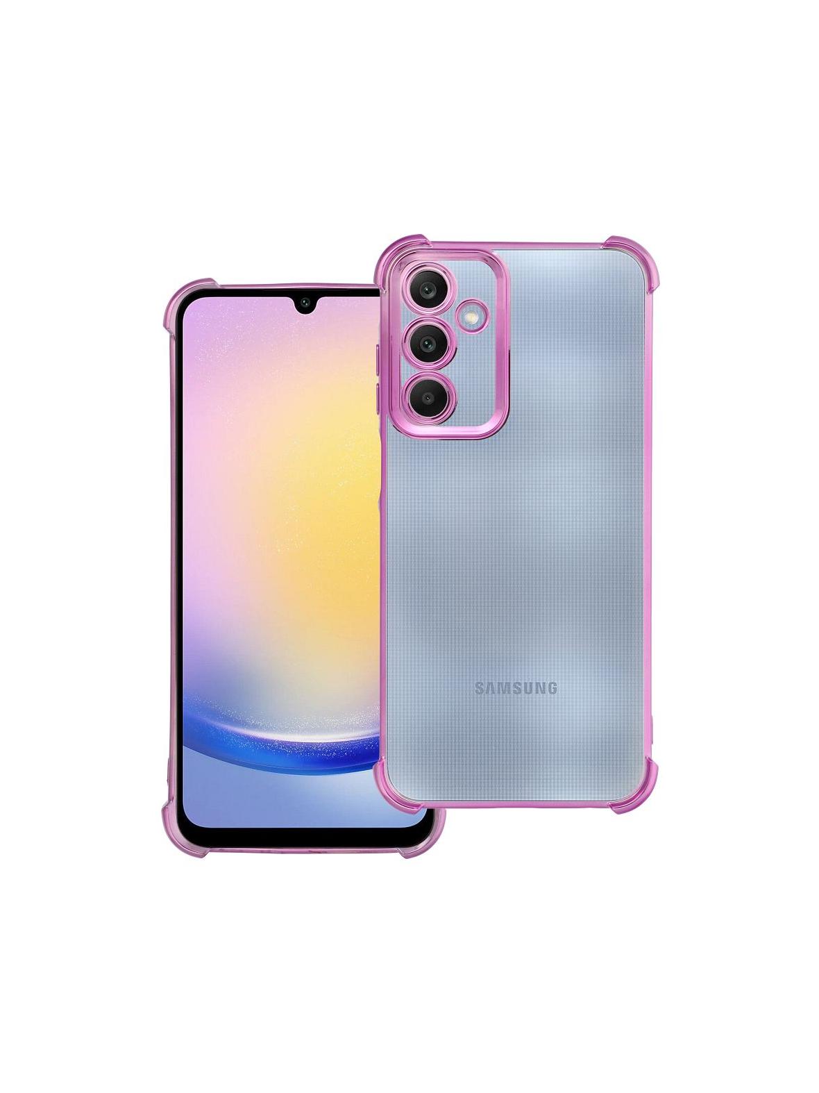 Futerał ANTISHOCK ELECTRO do SAMSUNG A25 purpurowy