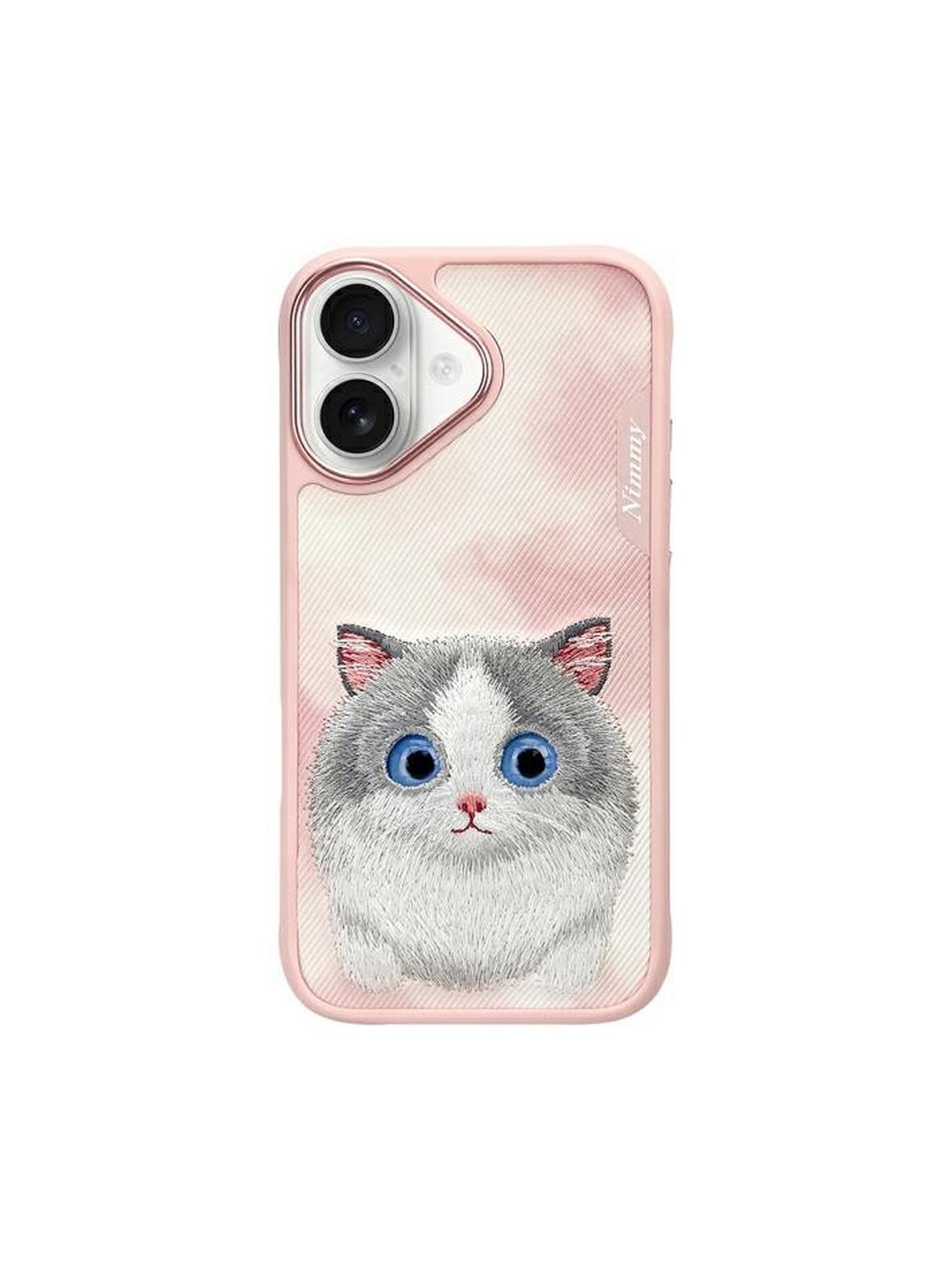 NIMMY futerał BIG EYED PET 2.0 Cat do IPHONE 16 różowy