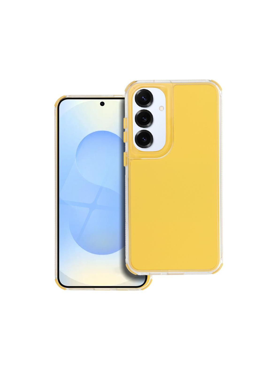 Futerał MATRIX do SAMSUNG S25 Plus żółty