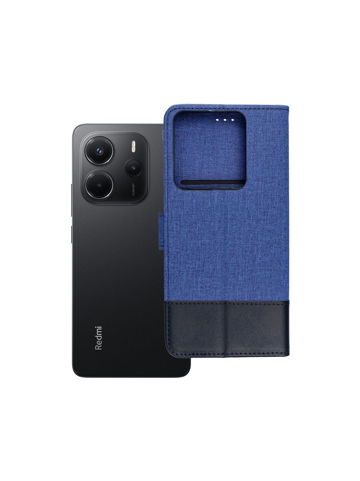Kabura GOMMA Book do XIAOMI Redmi Note 14 4G (GLOBAL - 163,25mm x 76,55mm x 8,16mm) niebieski