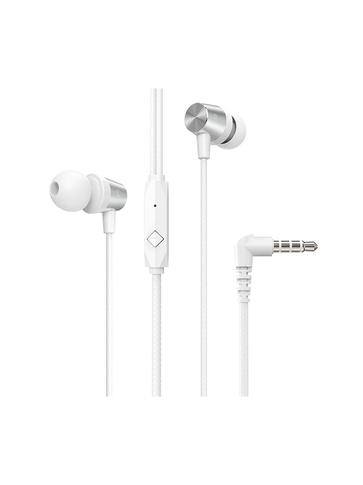 Słuchawki przewodowe douszne Jack 3,5 mm Hoco M79 białe