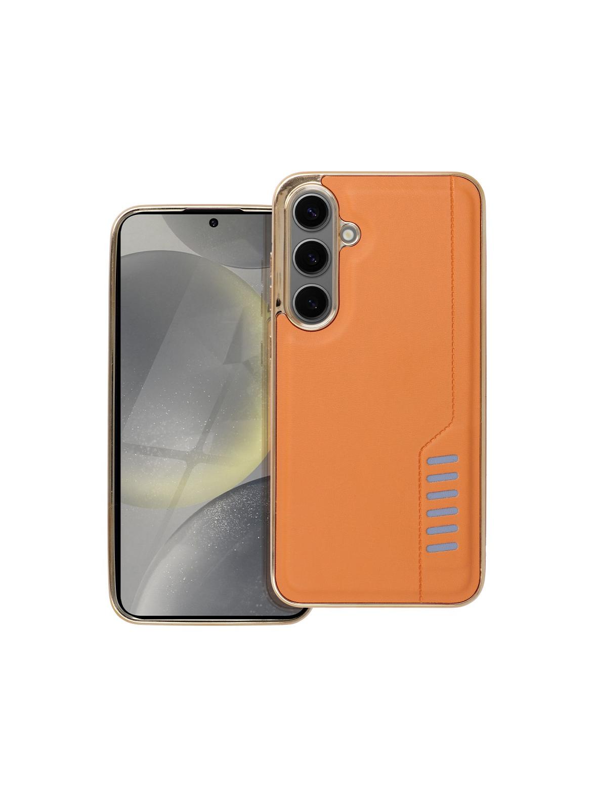 Futerał MILANO do SAMSUNG S24 Plus brązowy