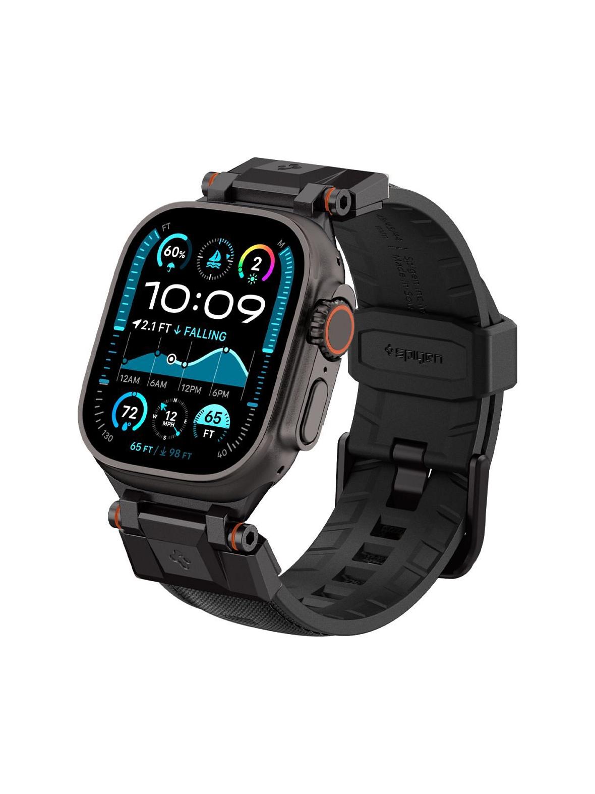 SPIGEN futerał DURAPRO ARMOR do APPLE Watch 6/7/8/9/10/SE/ULTRA 1/2 (44/45/46/49 mm) black