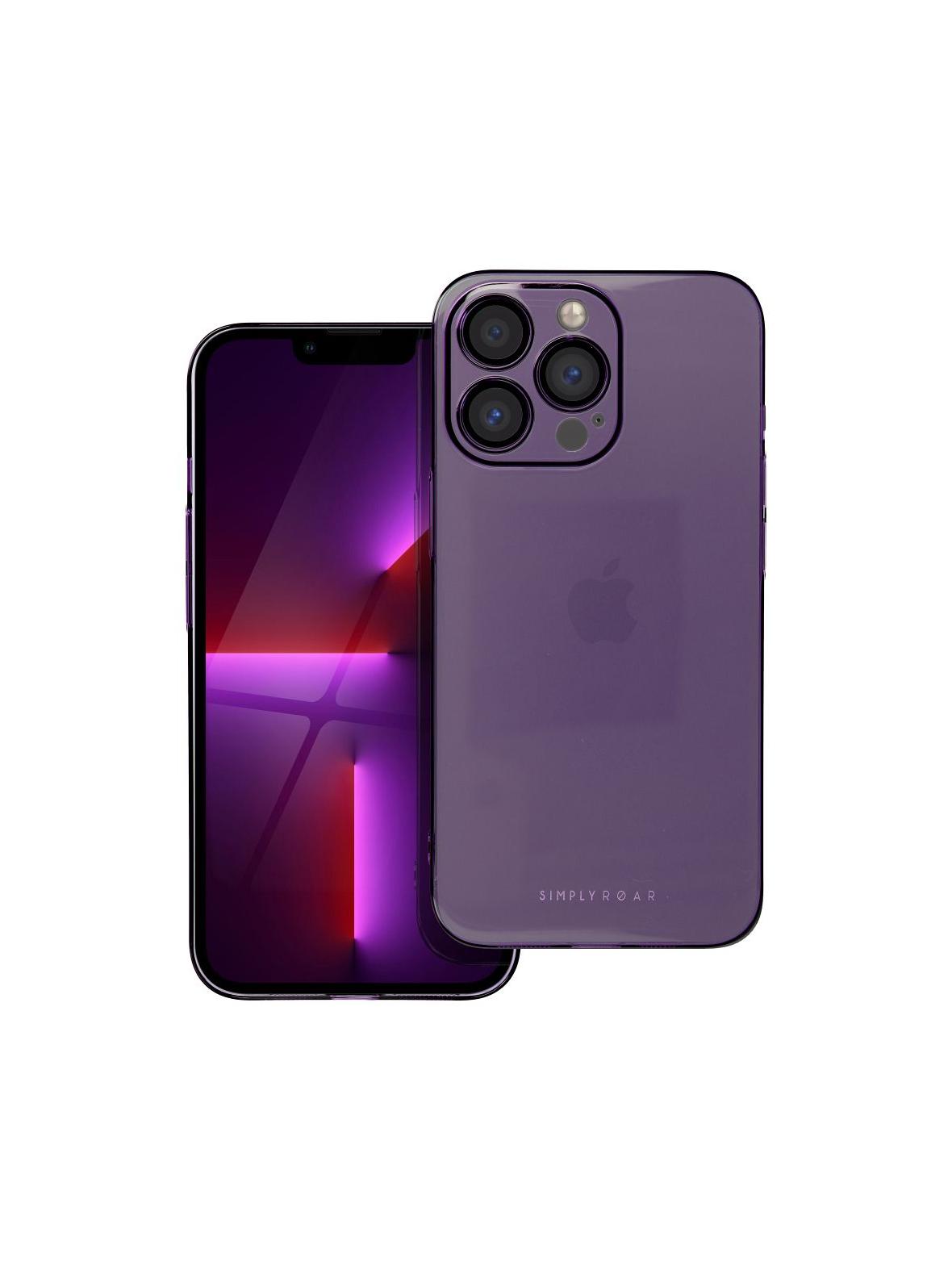 ROAR futerał PURE SIMPLE FIT do IPHONE 13 Pro Fioletowy