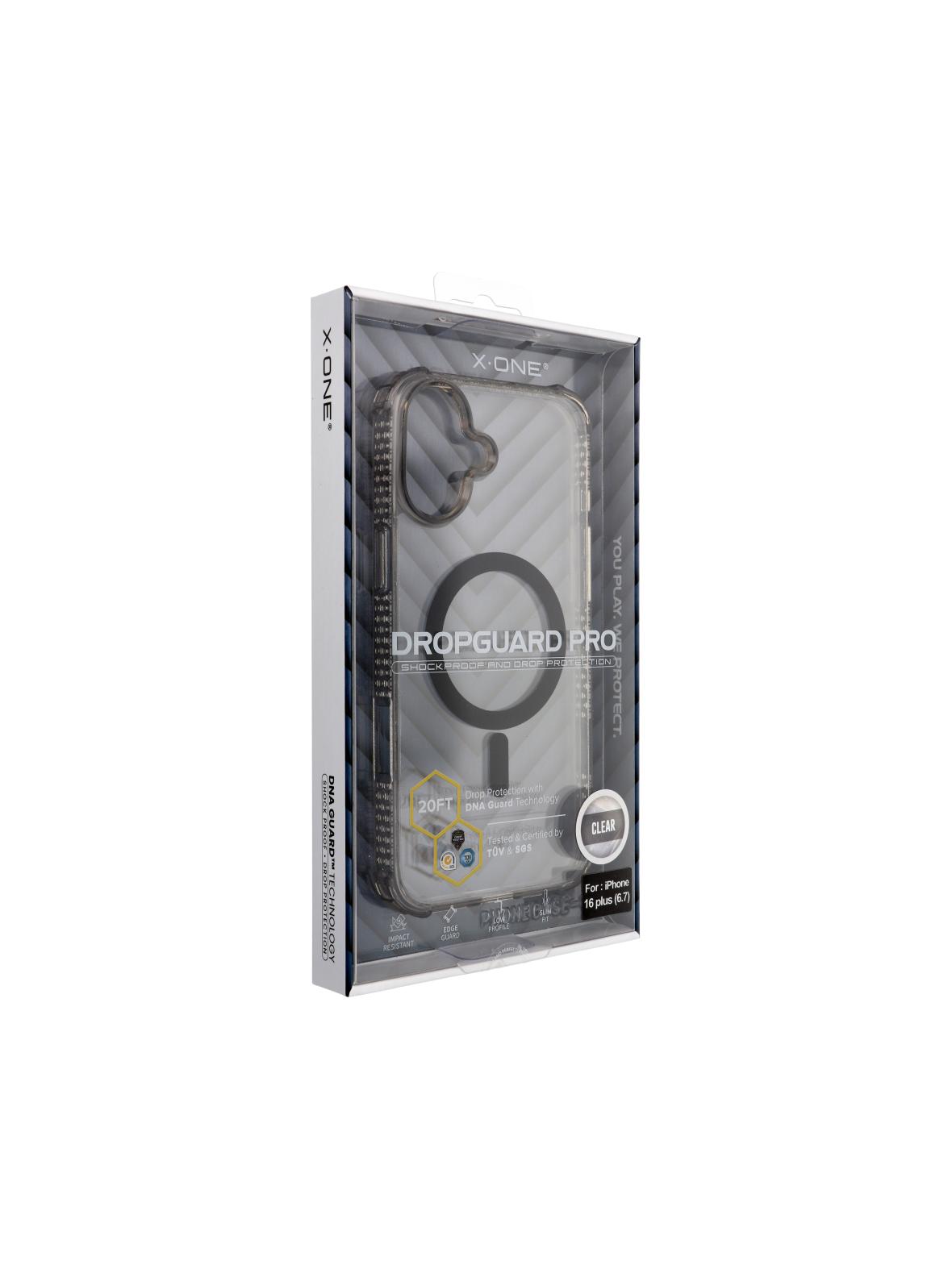 Futerał X-ONE Dropguard Magnetic Case Pro (kompatybilny z MagSafe) - do Apple iPhone 16 Plus czarny