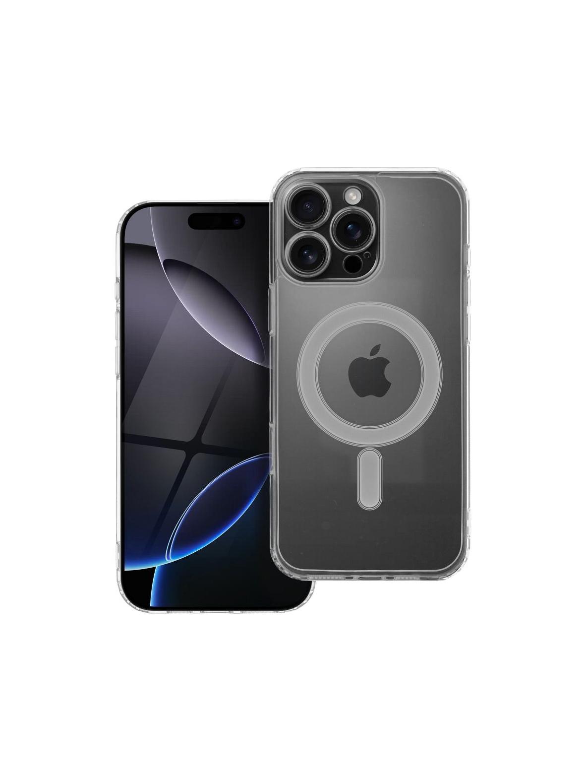 Futerał CLEAR MAG COVER z ochroną aparatu kompatybilny z MagSafe do IPHONE 16 Pro Max transparentny