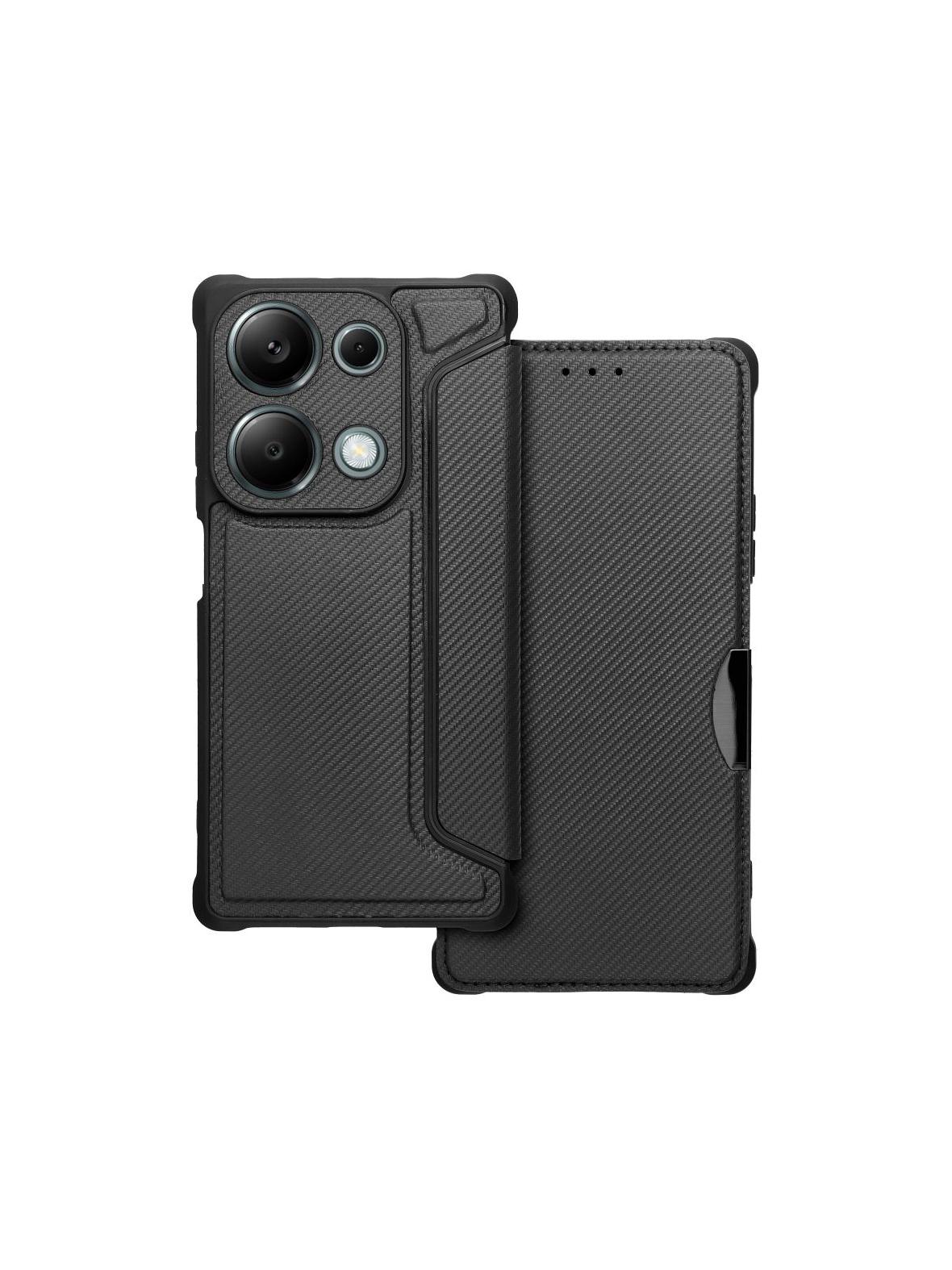 Kabura RAZOR Book do XIAOMI Redmi Note 13 Pro 4G / POCO M6 Pro 4G czarny