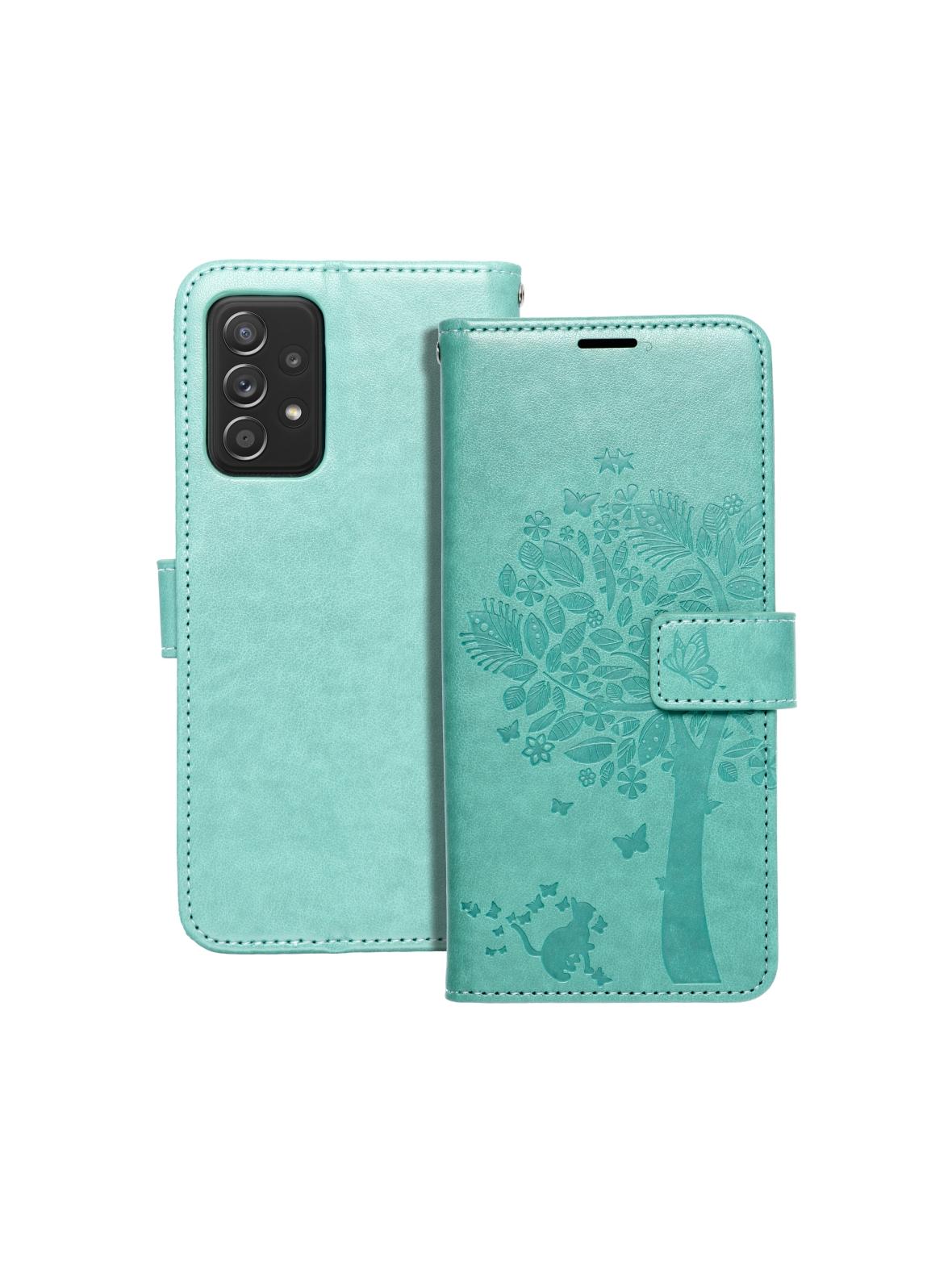 Kabura MEZZO Book do SAMSUNG A52 5G / A52 LTE ( 4G ) / A52s 5G drzewo zielony