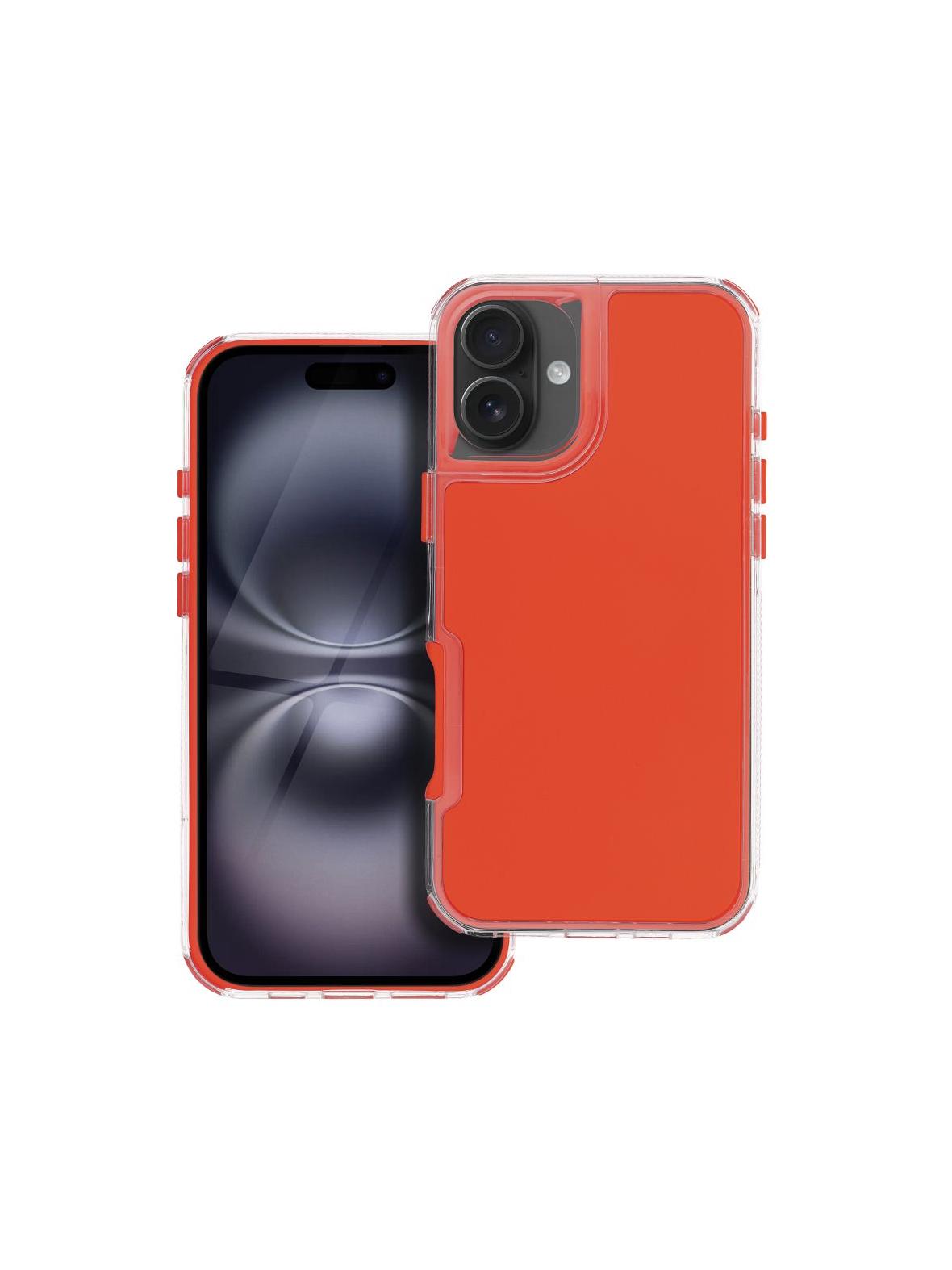 Futerał MATRIX do IPHONE 16 PLUS pomarańczowy