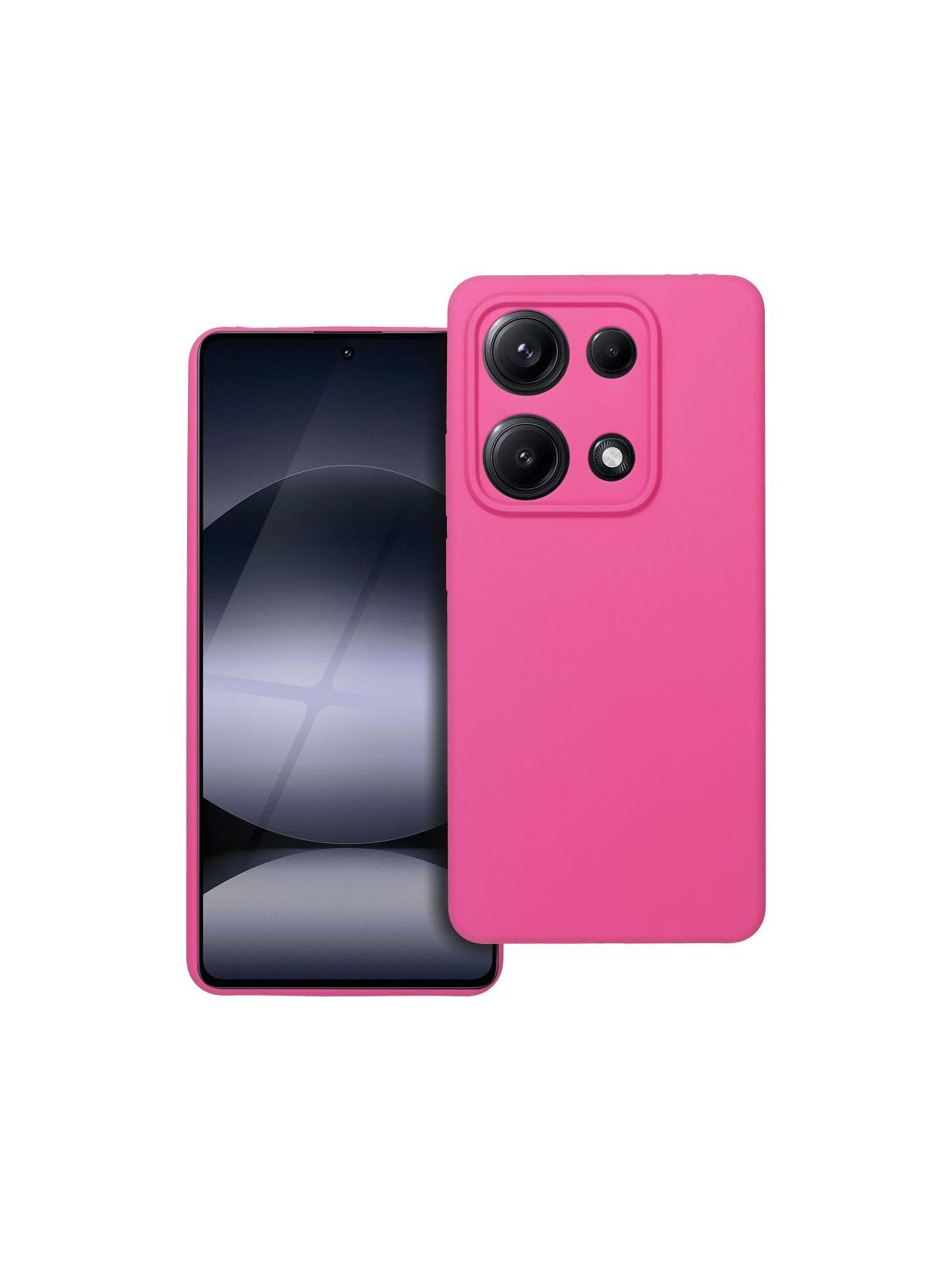 Futerał SILICONE 2mm do XIAOMI REDMI NOTE 14S róż