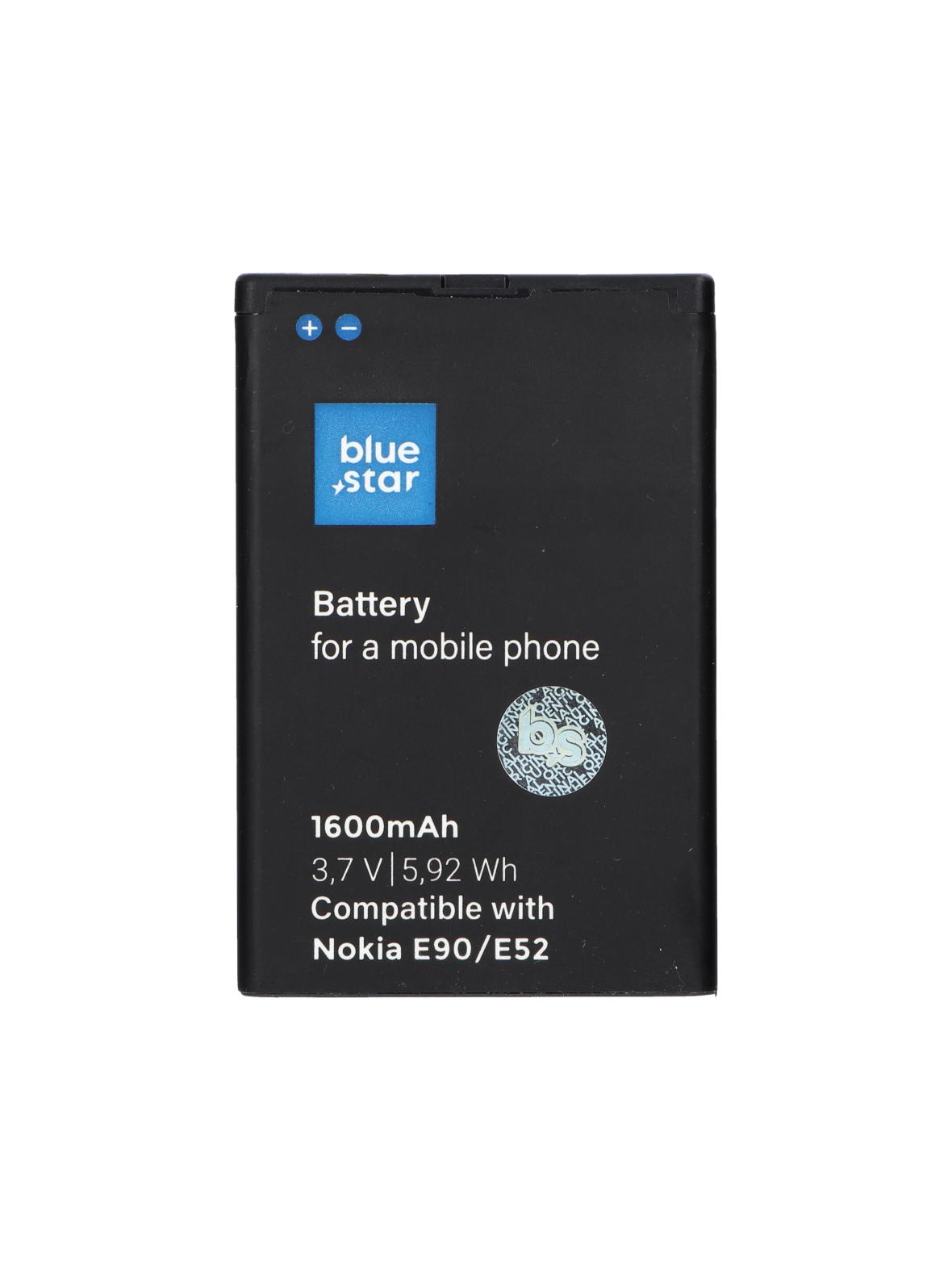 Bateria do Nokia E52 / E71 / N97 / E61i / E63 / E90 / 6650 Flip 1600 mAh Blue Star Premium