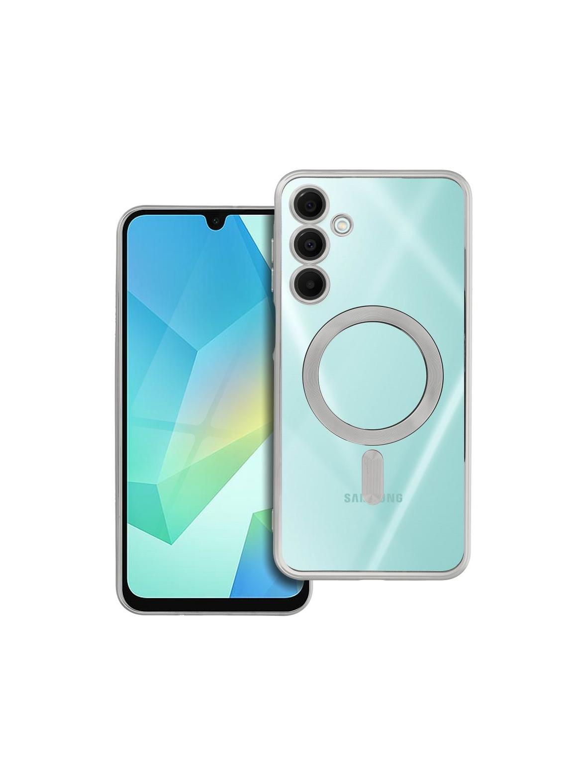 Futerał ELECTRO MAG COVER kompatybilny z MagSafe do SAMSUNG A16 5G / A16 4G srebrny