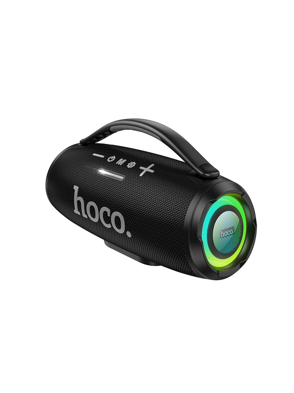 Głośnik bezprzewodowy LED 2 x 15W 4h Hoco HA4 MINI czarny