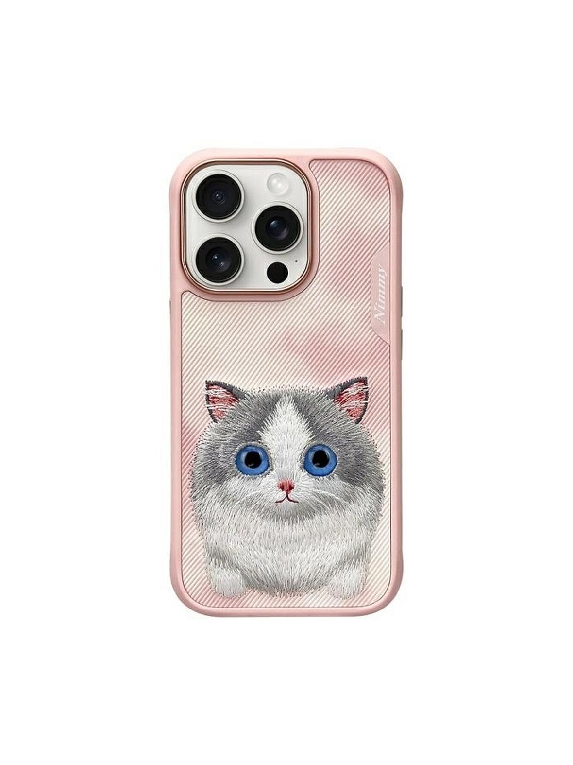 NIMMY futerał BIG EYED PET 2.0 Cat do IPHONE 16 Pro Max różowy