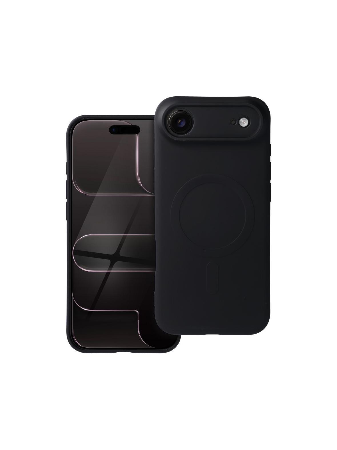 Futerał SILICONE MAG COVER kompatybilny z MagSafe do IPHONE 17 Air czarny