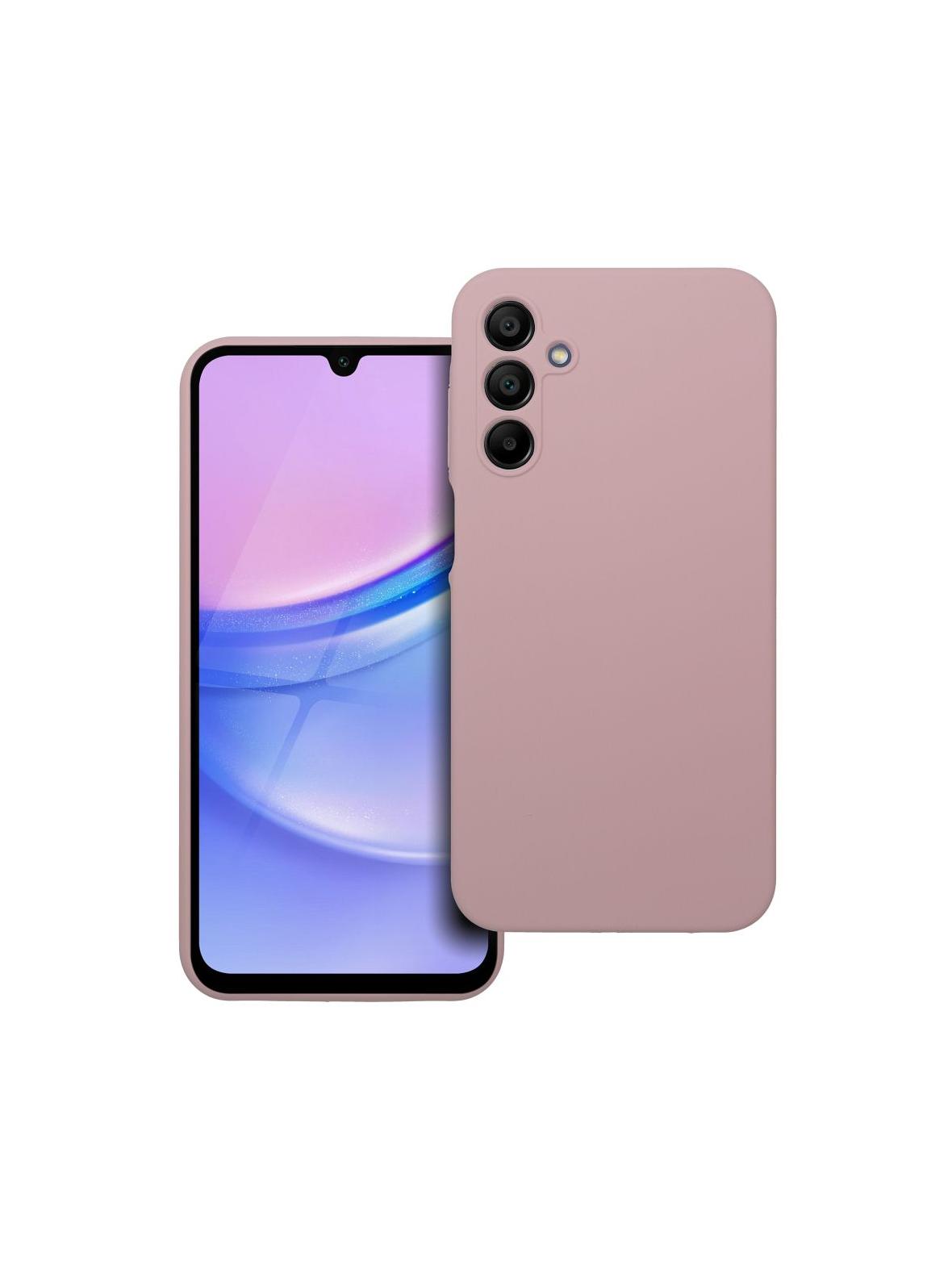 Futerał SILICONE 2mm do SAMSUNG A15 5G / A15 4G pudrowy róż