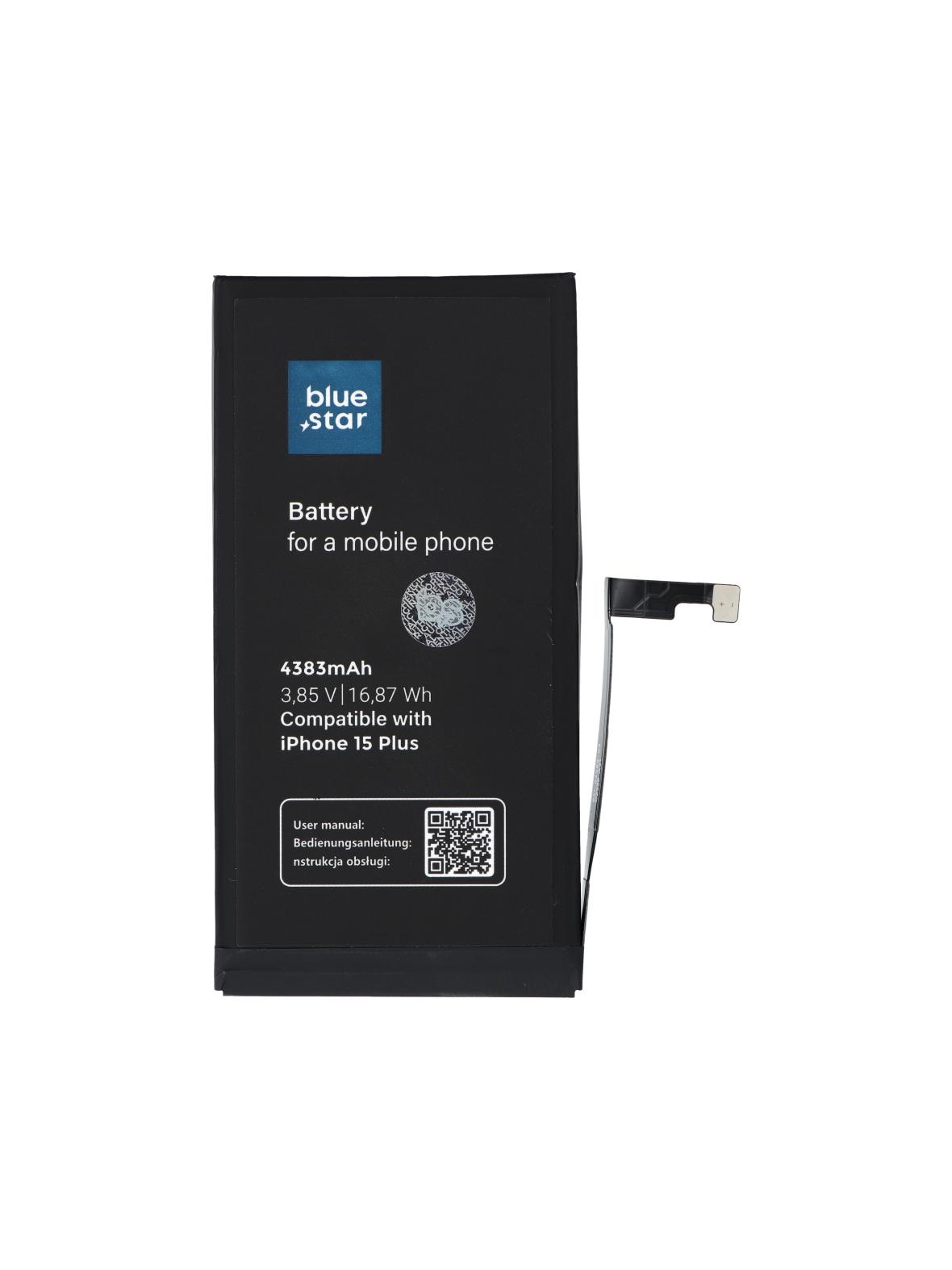 Bateria do iPhone 15 PLUS 4383 mAh Blue Star HQ