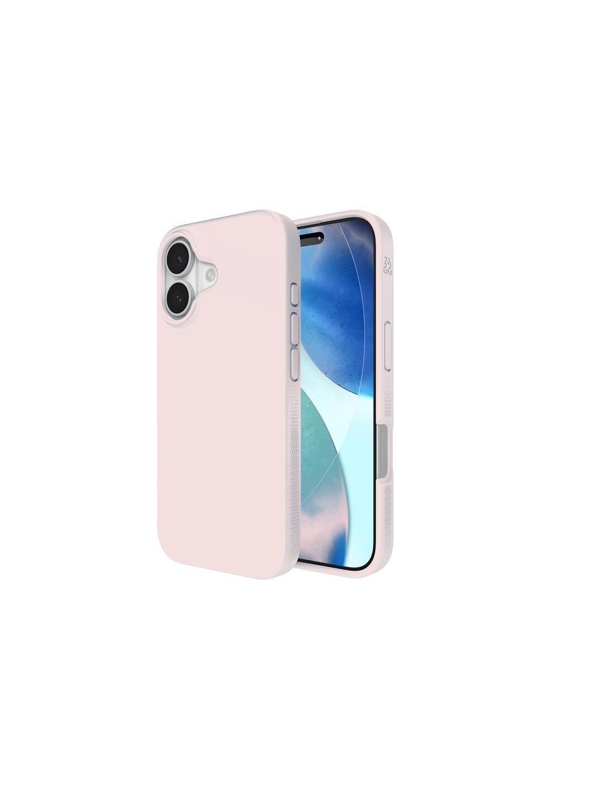 ZAGG futerał MANHATTAN SNAP kompatybilny z MagSafe do IPHONE 17 pink blush