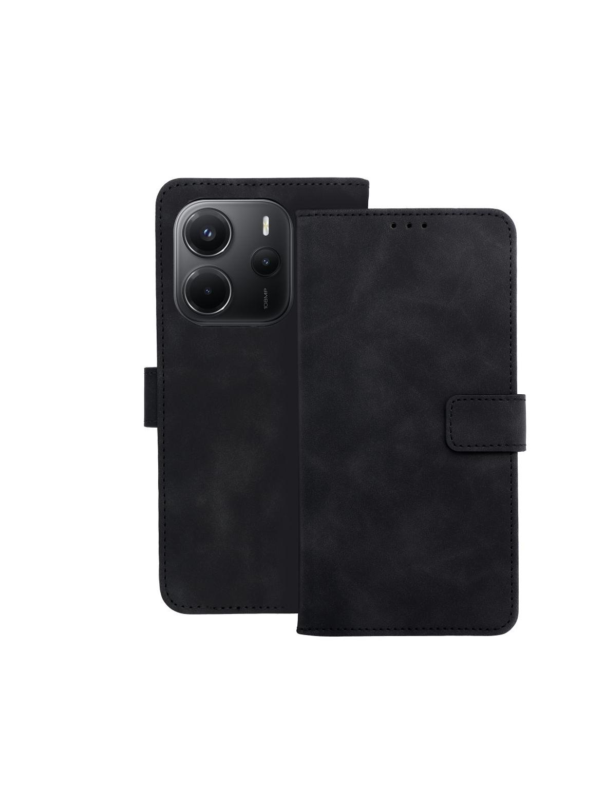 Kabura TENDER Book do XIAOMI Redmi Note 14 4G (GLOBAL - 164,84mm x 78,15mm x 8,16mm) czarny