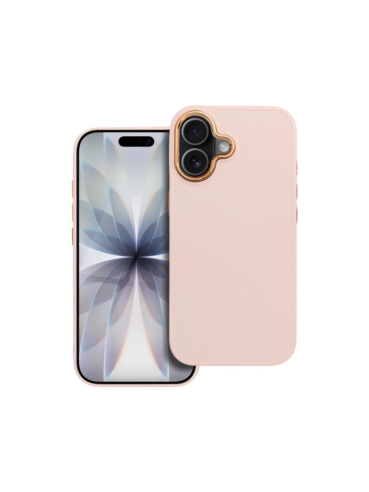 Futerał FRAME do IPHONE 17 pudrowy róż