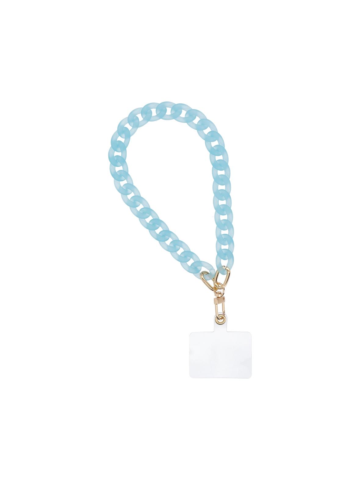 Smycz do telefonu, Zawieszka do telefonu - PANAMA / długość sznura 40cm (20cm w pętli) / na nadgarstek - niebieski