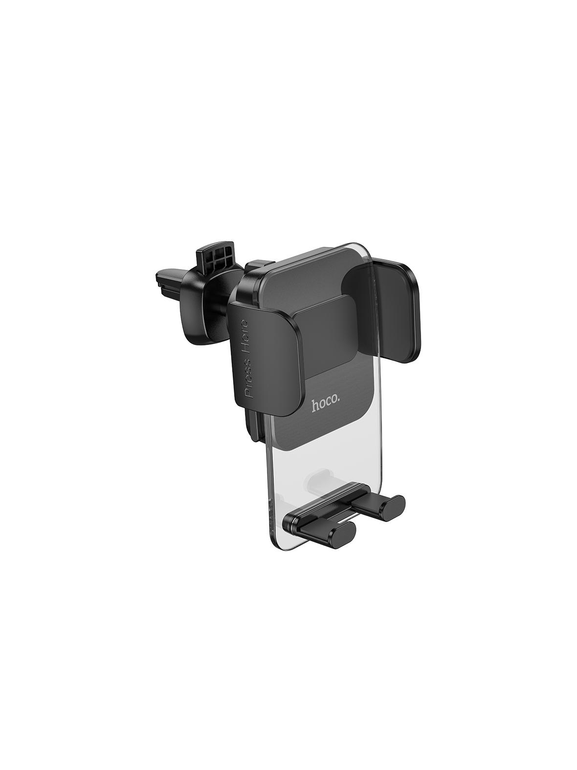 Uchwyt na telefon do samochodu uniwersalny Hoco do kratki CA117 czarny
