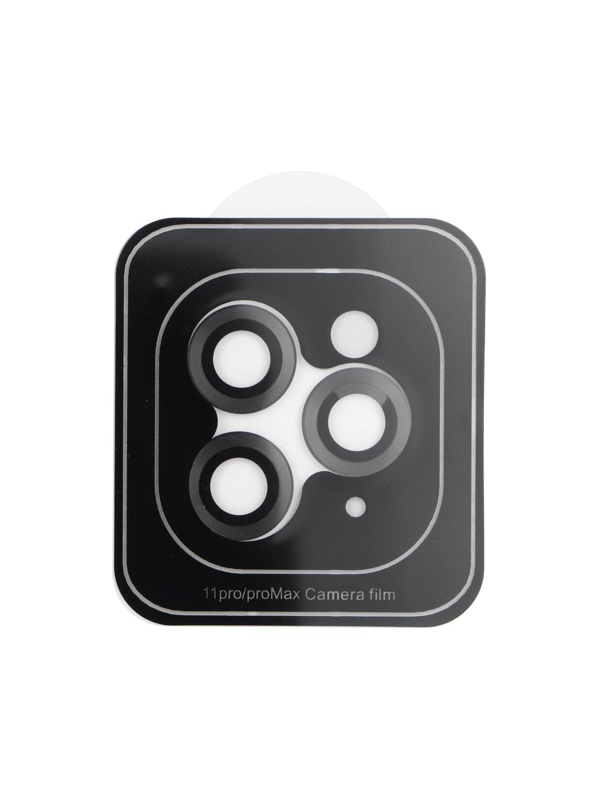 Osłona aparatu PROTECTOR 9H + aplikator do IPHONE 11 PRO / 11 PRO MAX czarna