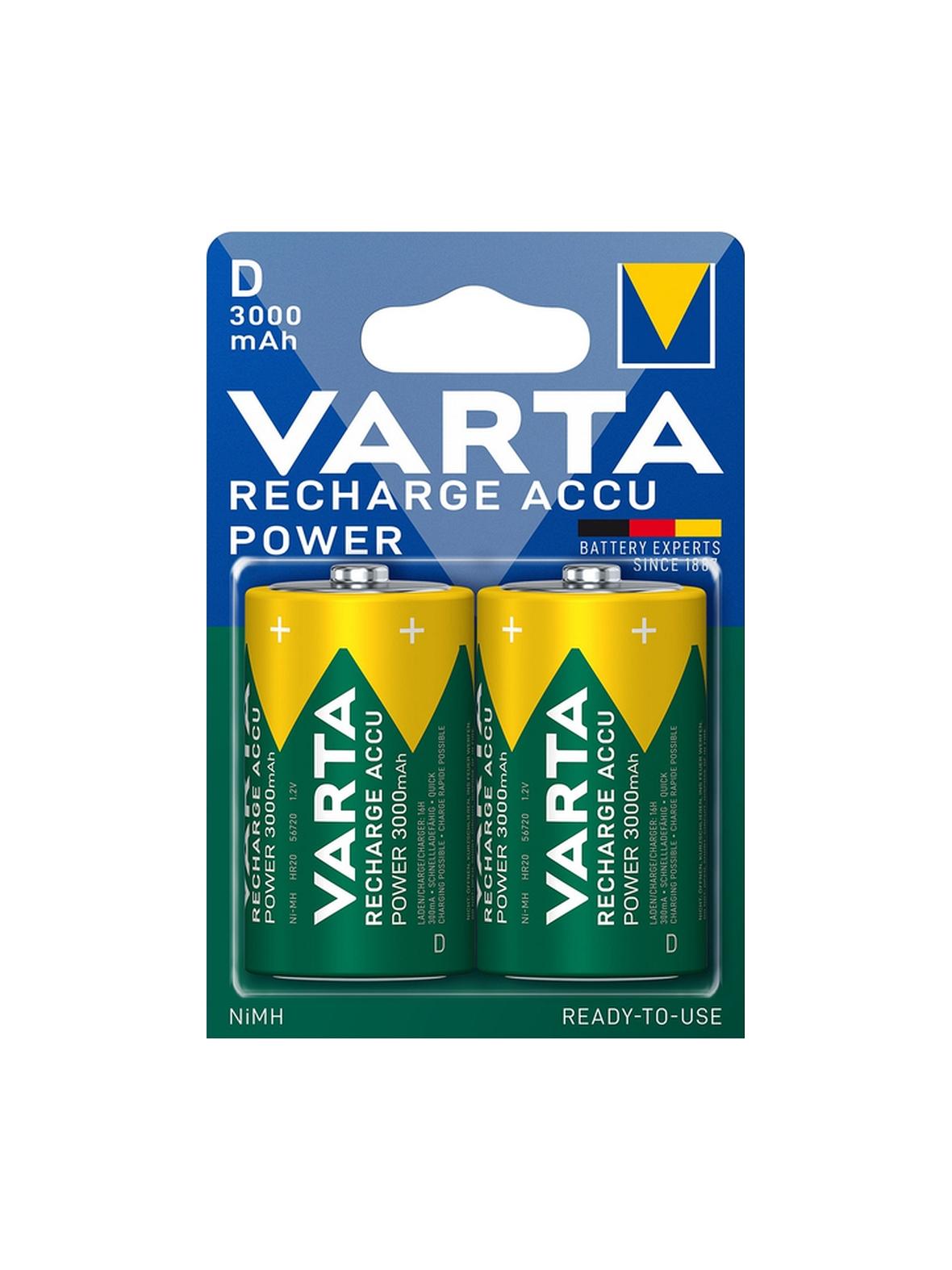 VARTA bateria akumulatorowa R20 (Typ D) 3000mAh Accu Power 2 szt