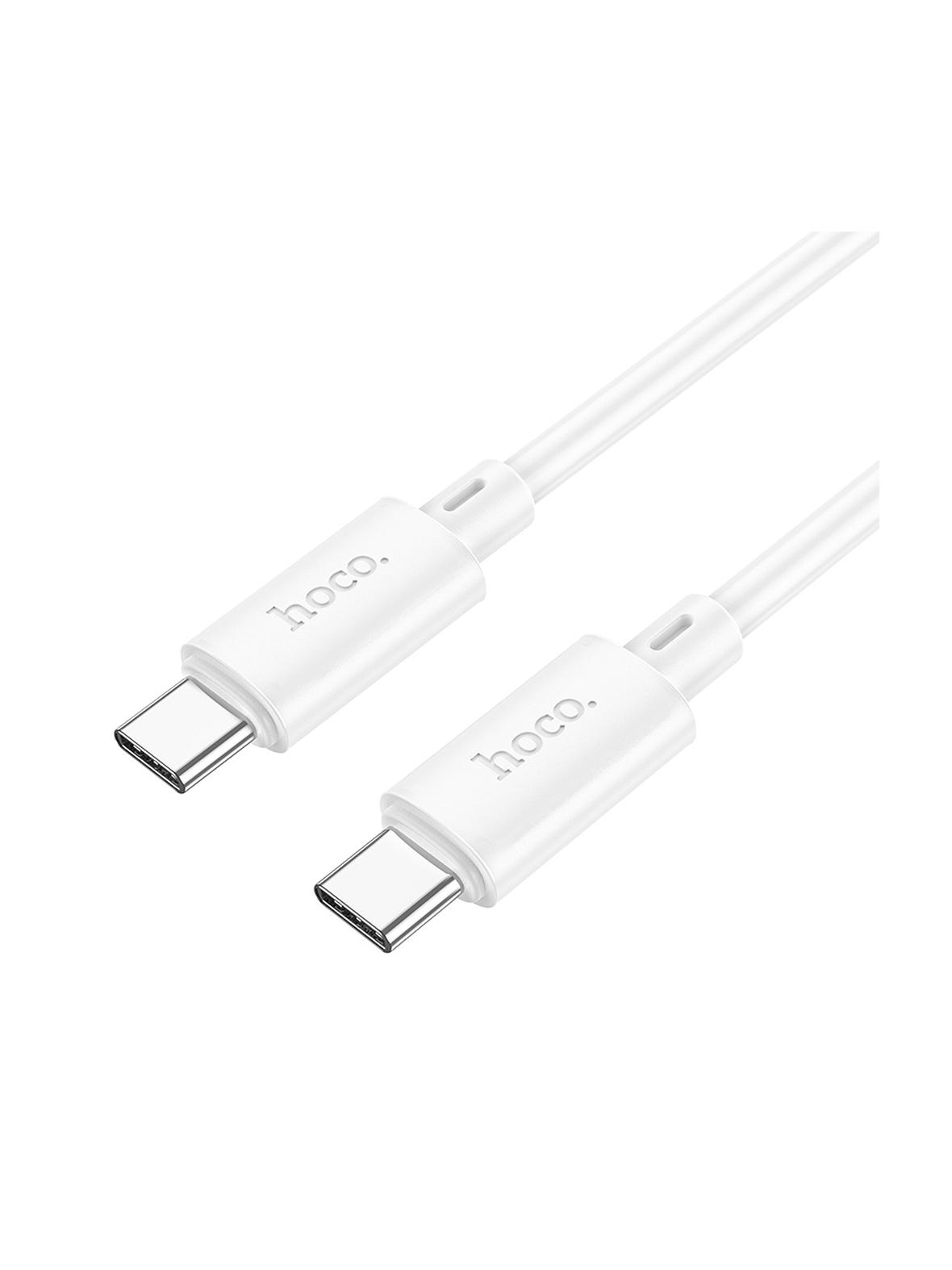 Kabel USB C do USB C Hoco PD 3A 60W 1 m X88 biały