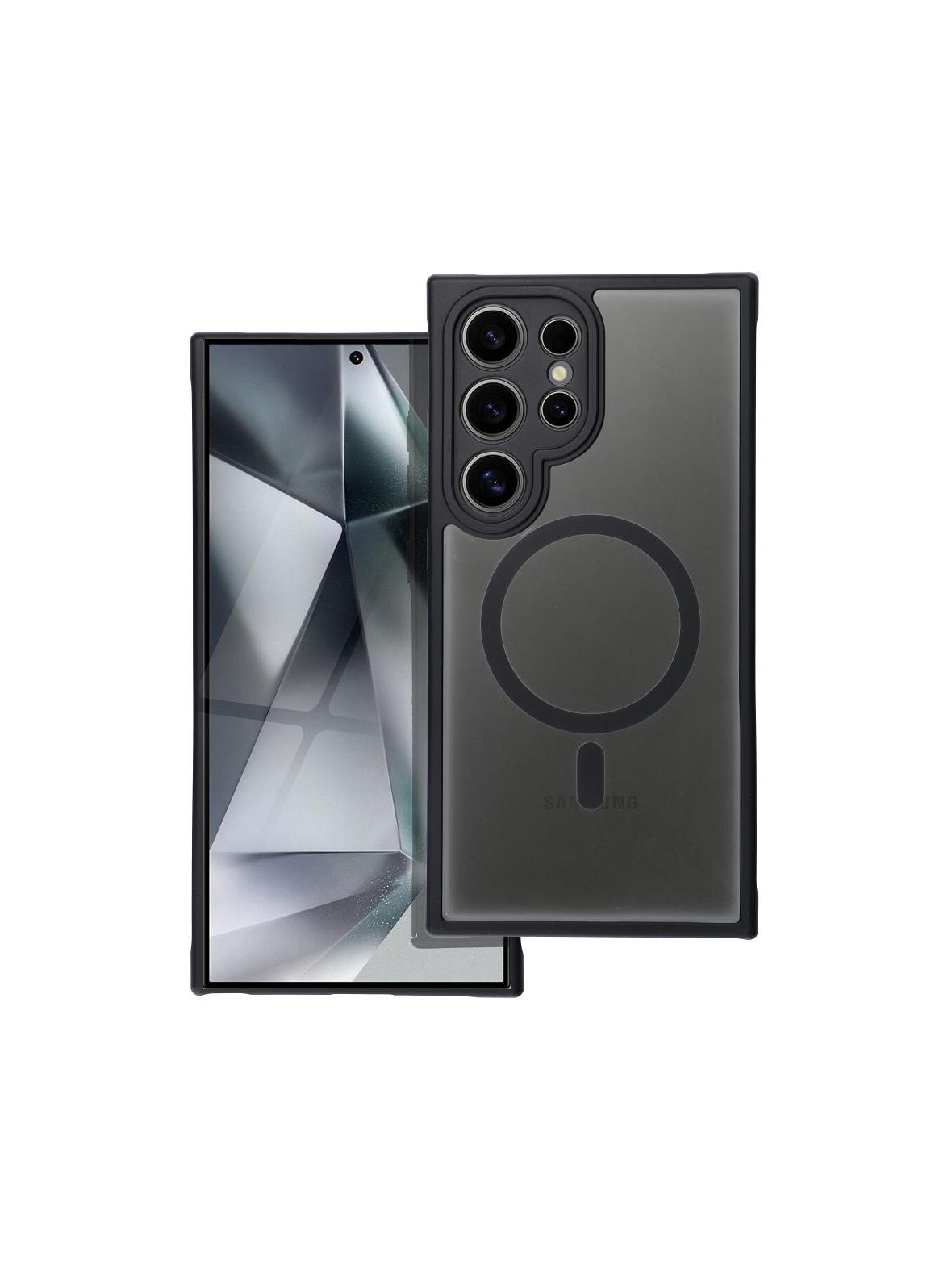 Futerał FULL MATTE MAG COVER kompatybilny z MagSafe do SAMSUNG S24 Ultra czarny