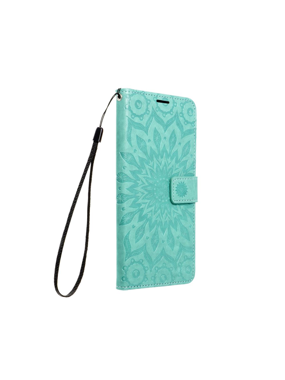 Kabura MEZZO Book do IPHONE 17 Pro mandala zielony