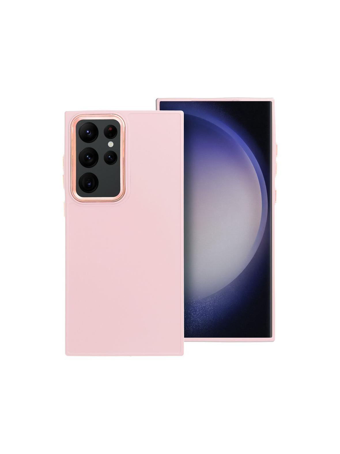 Futerał FRAME do SAMSUNG S23 Ultra pudrowy róż