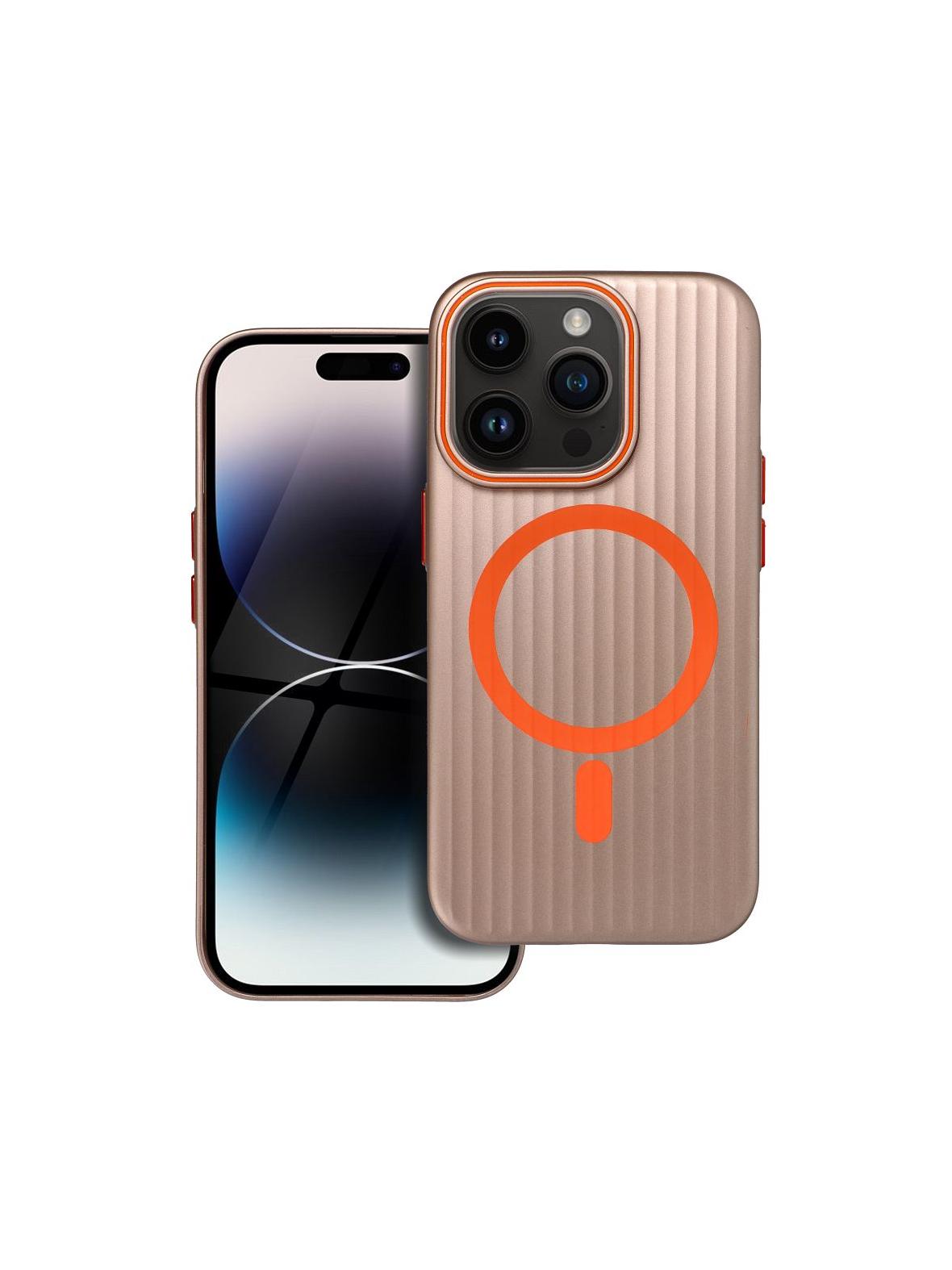 Futerał SIMPLY kompatybilny z MagSafe do IPHONE 14 Pro tytan pustynny