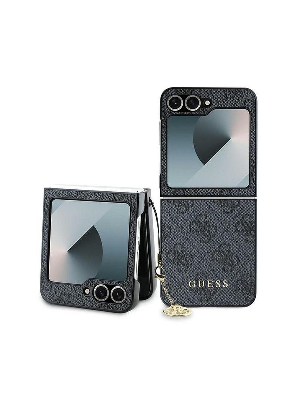 GUESS futerał do SAMSUNG Z Flip 6 GUHCZF6GF4GGR (HC PU 4G Charm) czarny