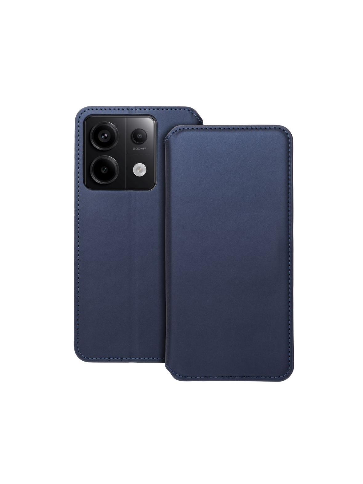 Kabura DUAL POCKET Book do XIAOMI Redmi Note 13 Pro 5G granatowy