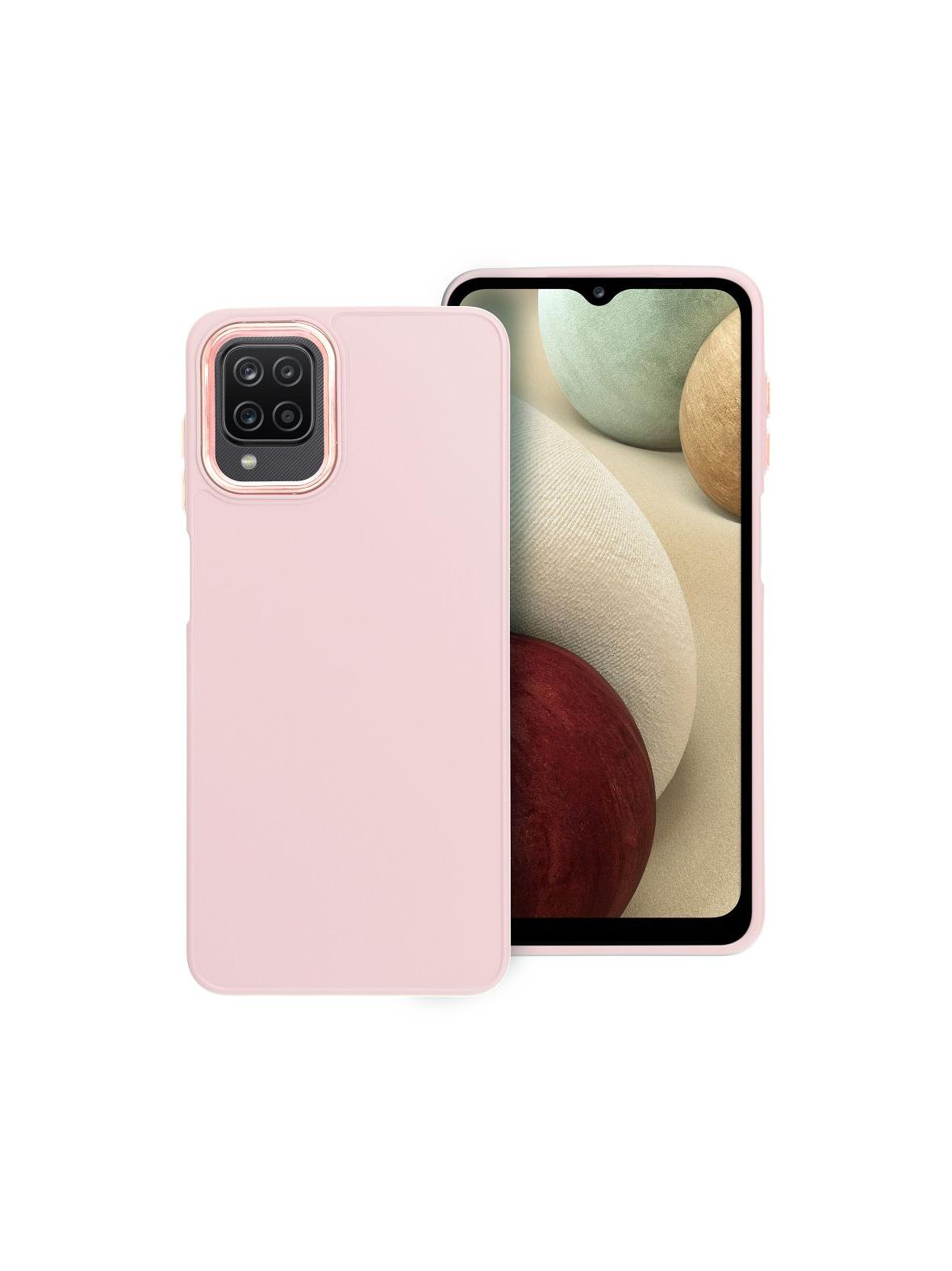 Futerał FRAME do SAMSUNG A12 / M12 pudrowy róż