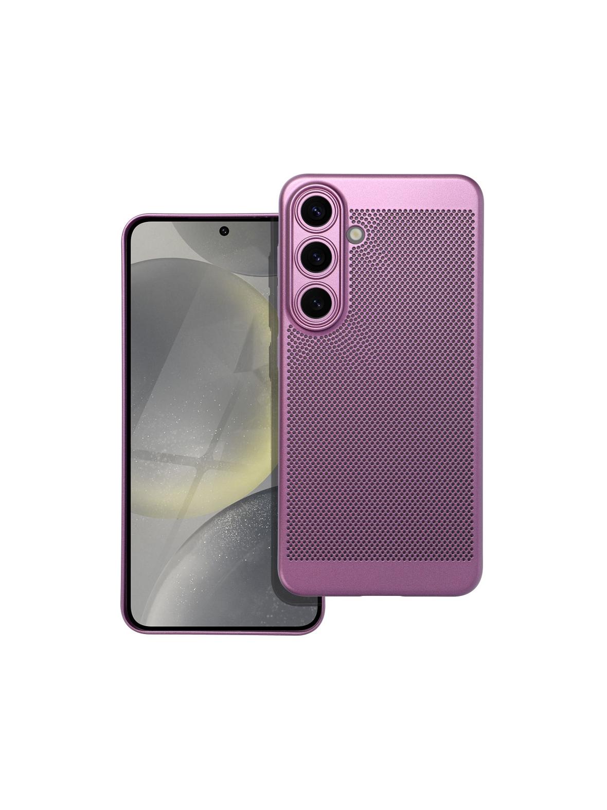 Futerał BREEZY do SAMSUNG S24 fioletowy