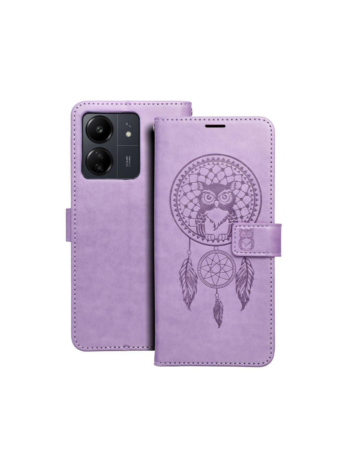 Kabura MEZZO Book do XIAOMI Redmi 13C / POCO C65 łapacz snów fioletowy