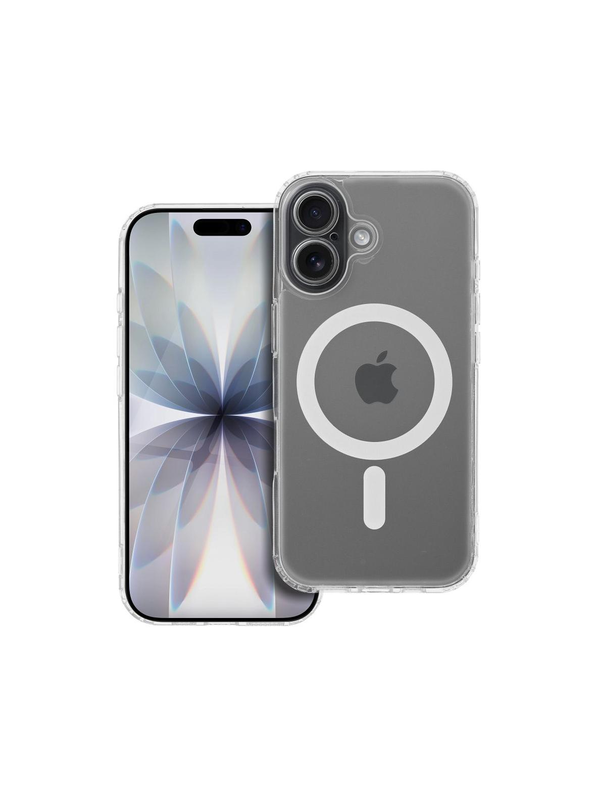 Futerał FROST MAG COVER z ochroną aparatu kompatybilny z MagSafe do IPHONE 17 transparentny zmrożony