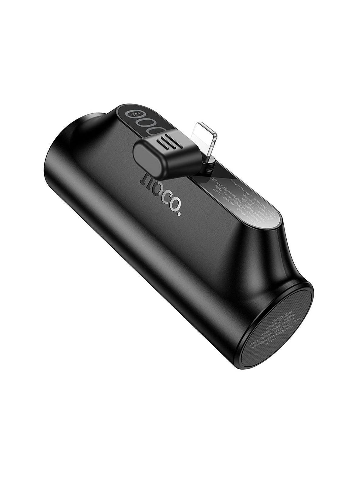 Powerbank Hoco 3000 mAh z wbudowanym złączem Lightning J147 czarny