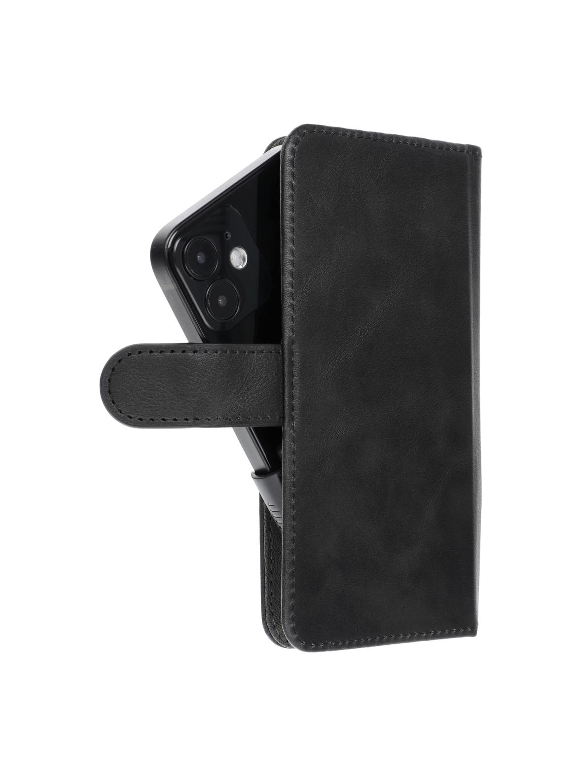 Kabura uniwersalna do IPHONE 12 / 13 / SAMSUNG S6 / A5 2016 / XCOVER 4 / S22 / HUAWEI P8 2017  COMMON Book rozmiar S czarna