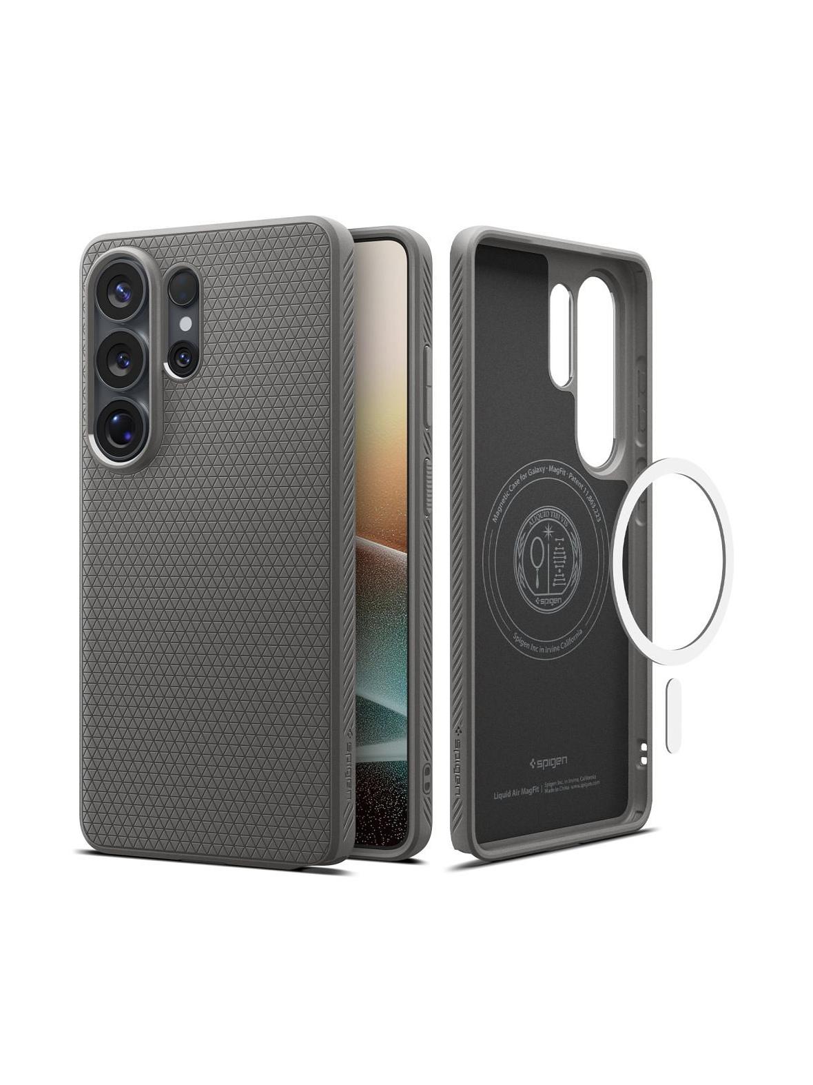 SPIGEN futerał LIQUID AIR MAG kompatybilny z MagSafe do SAMSUNG S26 Ultra marble grey