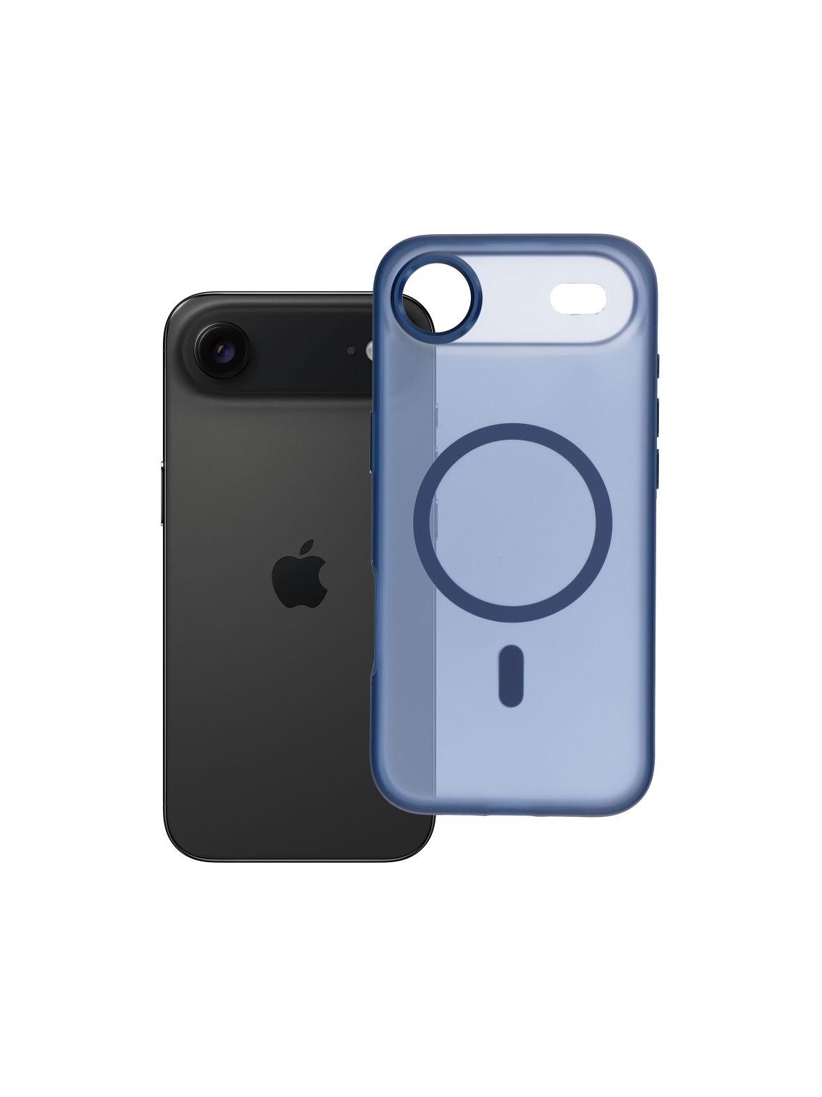 Futerał do iPhone 17 AIR Flexline Mag Cover zgodny z MagSafe granatowy