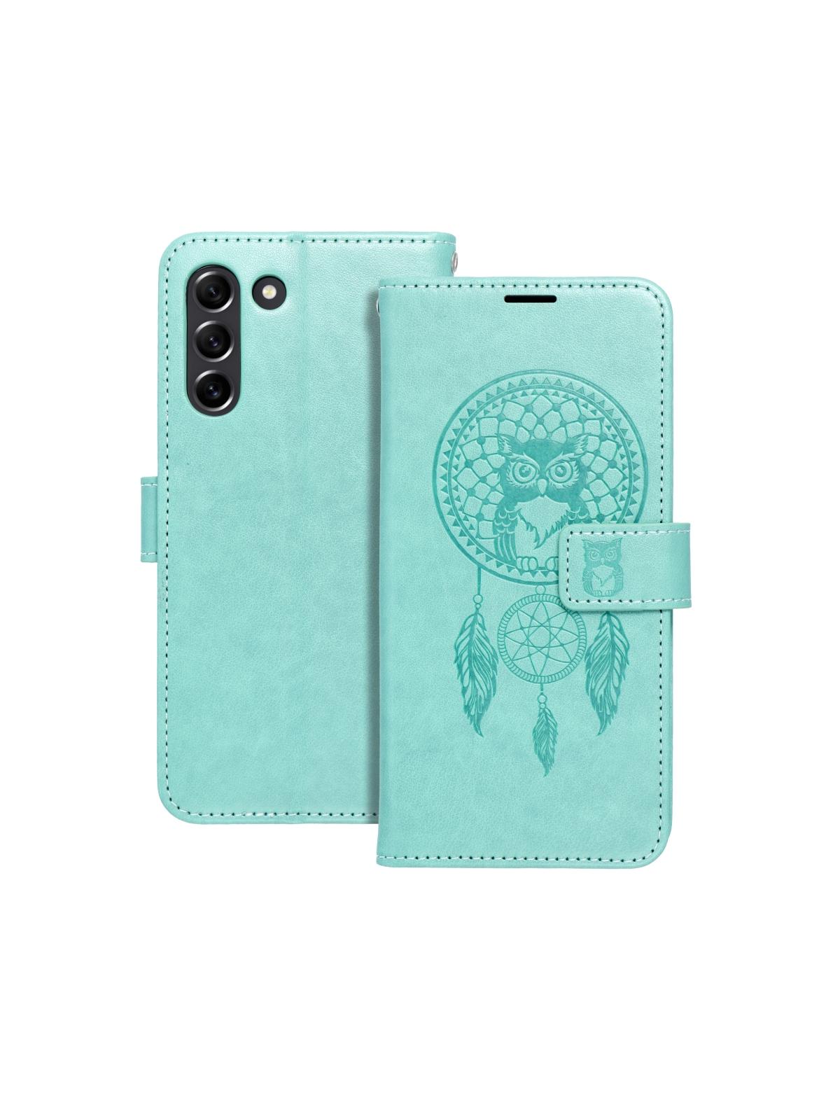 Kabura MEZZO Book do SAMSUNG S21 FE łapacz snów zielony