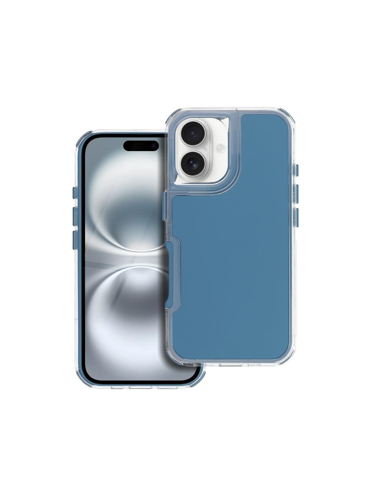 Futerał MATRIX do IPHONE 16 niebieski