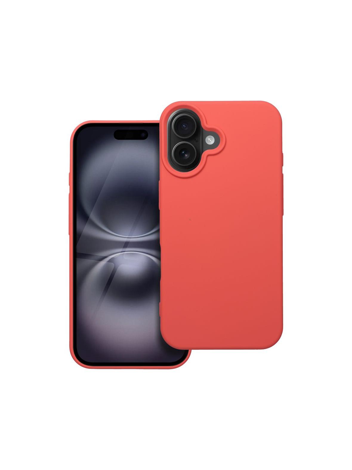 Futerał SILICONE do IPHONE 16 brzoskwiniowy