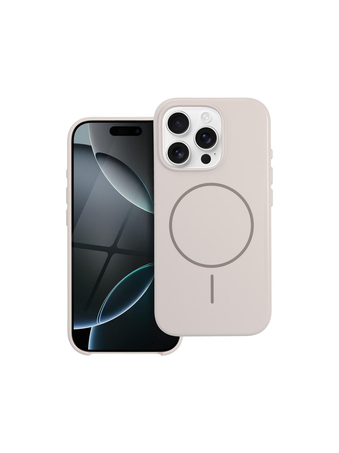 Glossy Mag Cover kompatybilny z MagSafe pasuje do IPHONE 17 Air biały