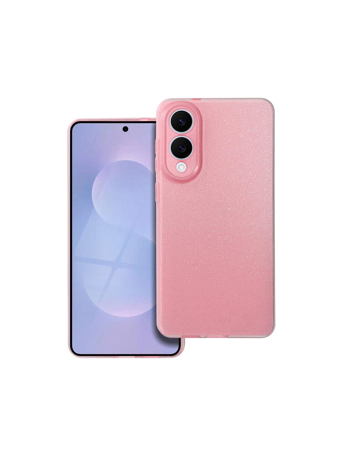 Futerał CLEAR CASE 2 mm BLINK do SAMSUNG S25 Edge różowy