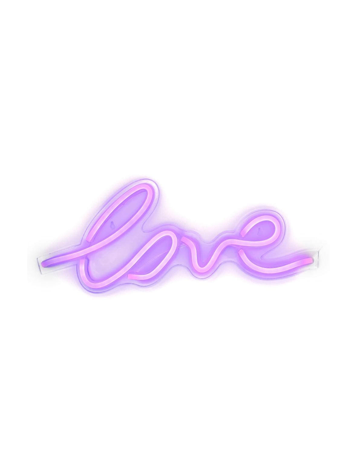 NEON NA ŚCIANĘ LED na USB - LOVE model