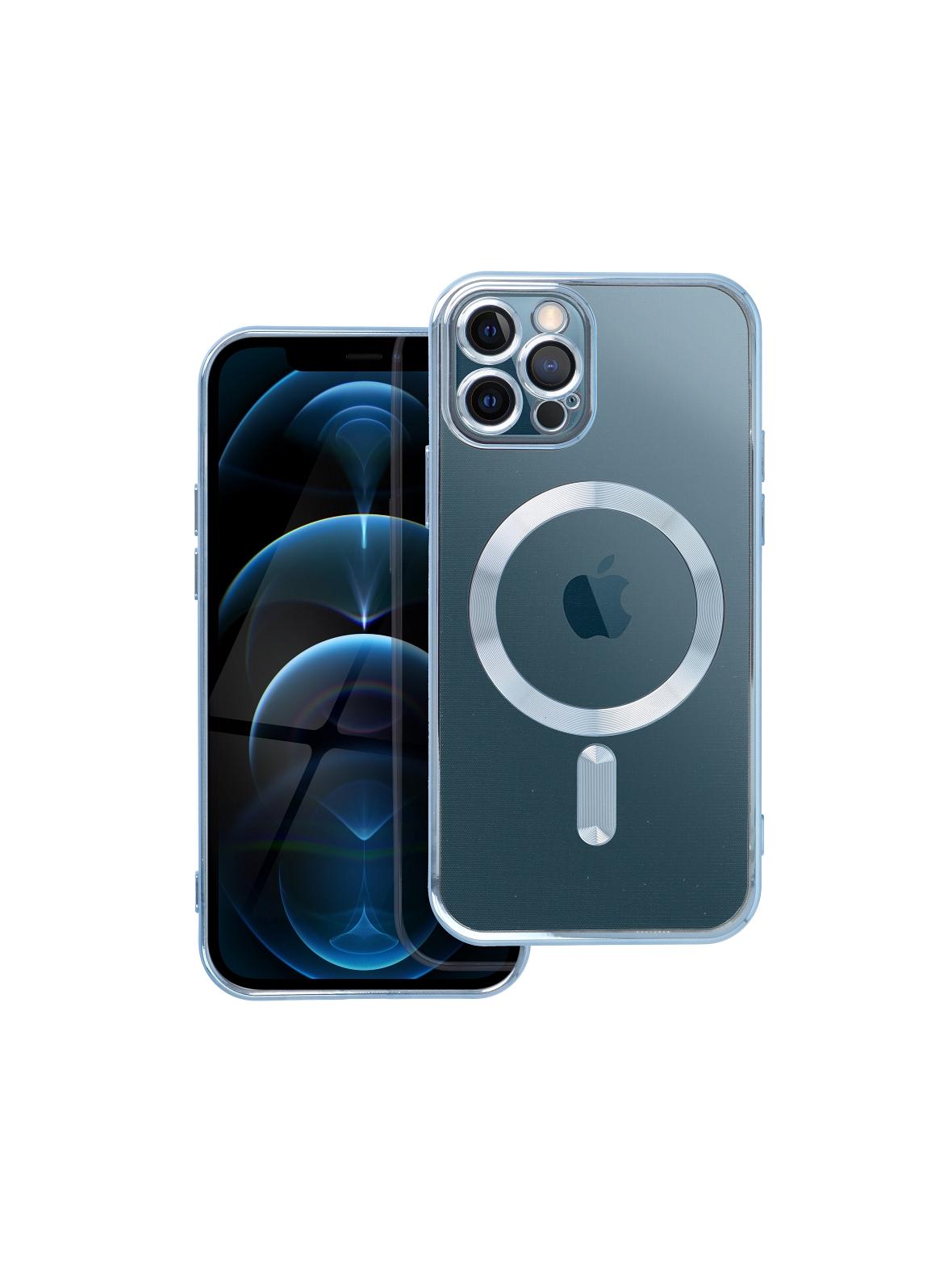 Futerał ELECTRO MAG COVER kompatybilny z MagSafe do IPHONE 12 Pro niebieski